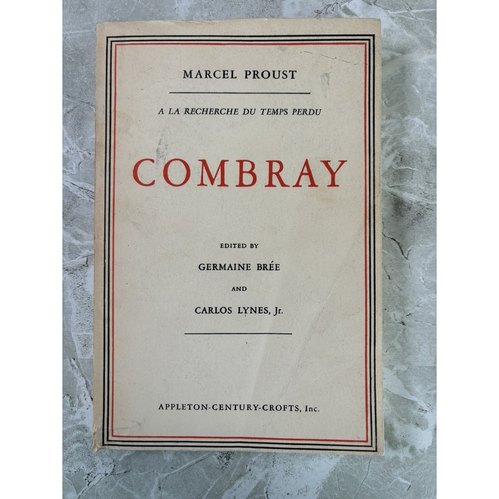 Combray in French by Proust (1952, Trade Paperback) - GOOD